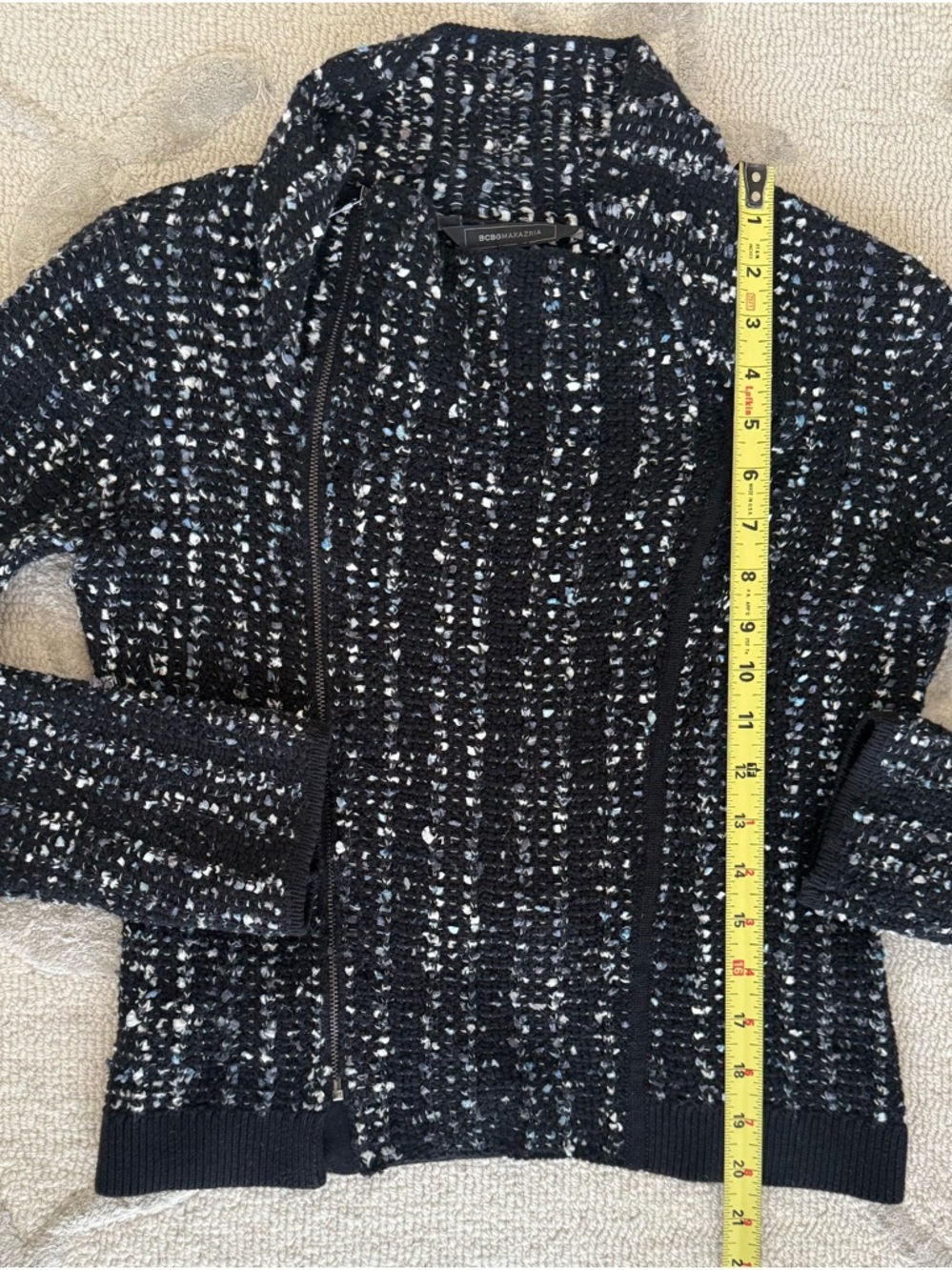 BCBGMaxAzria ‘Reeve’ Moto Cardigan Jacket - Picture 12 of 16